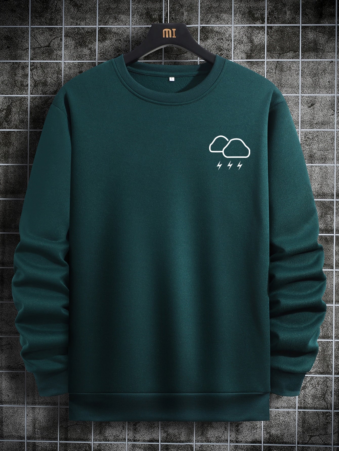 Men Clouds Lightning Sweatshirt